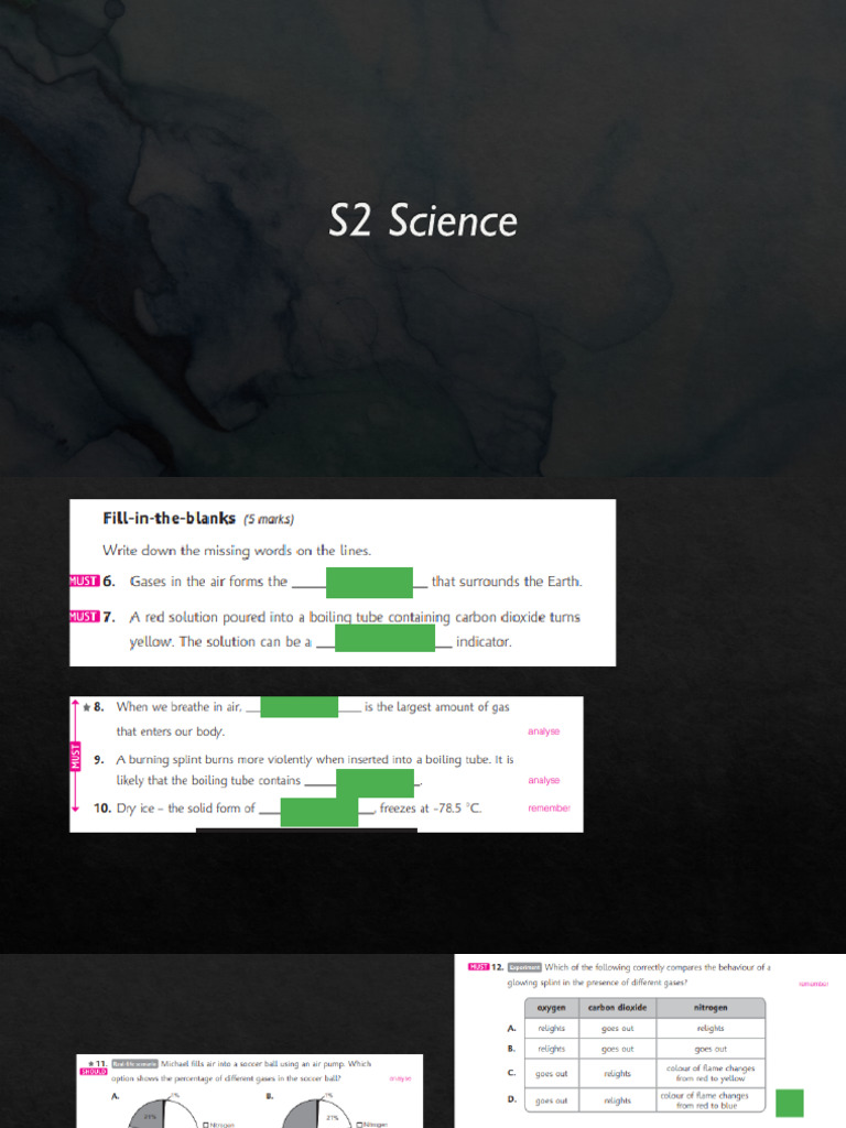 S2 Science | PDF