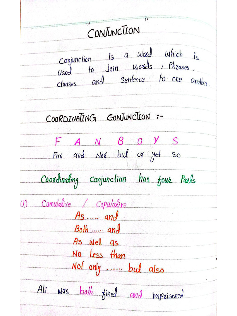 Conjunction | PDF