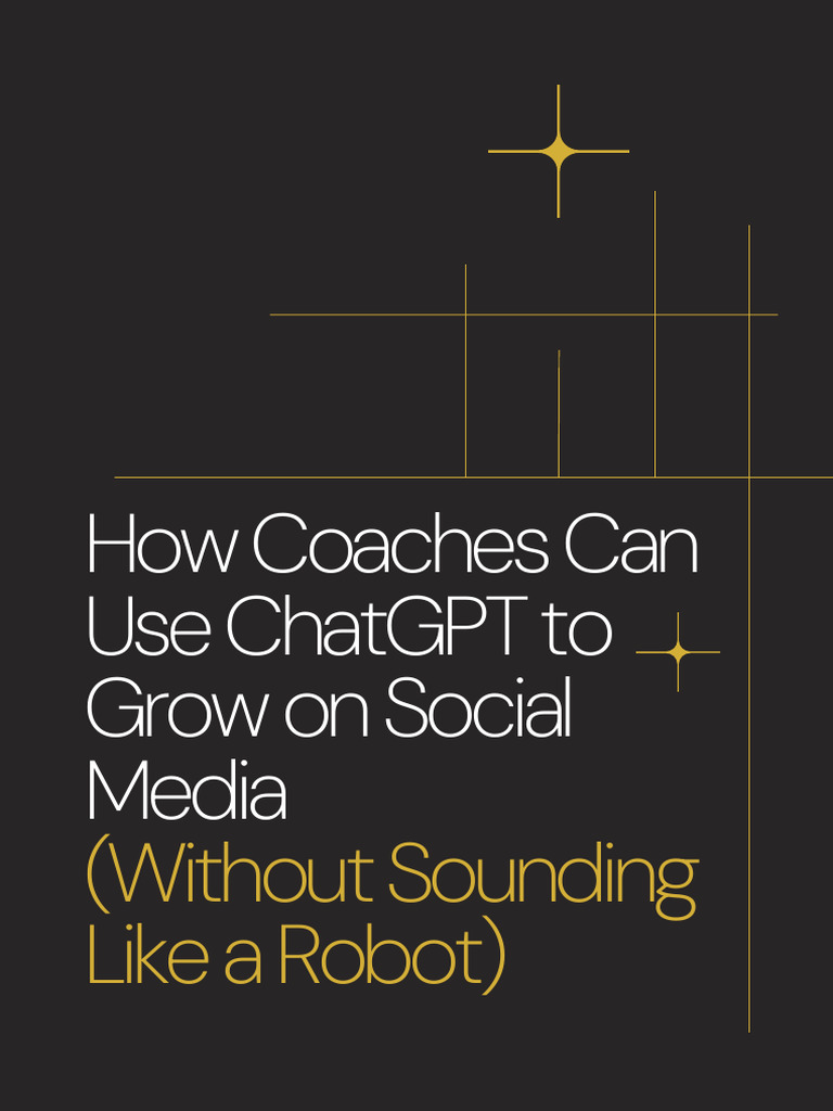Coaches' Guide to ChatGPT for Social Media | PDF