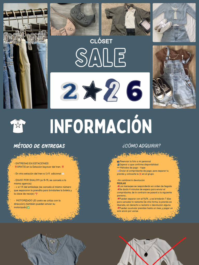 Venta de Ropa: Precios y Envíos | PDF | Estética | Ropa