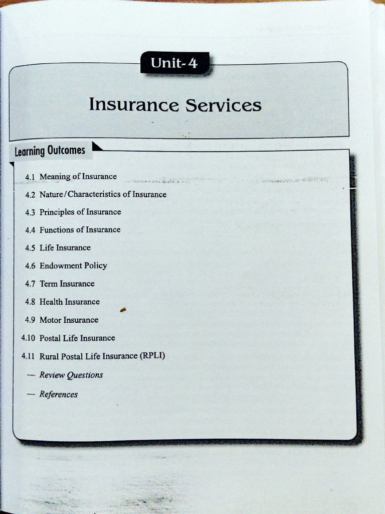 Understanding Insurance Services Basics | PDF | Insurance | Indemnity
