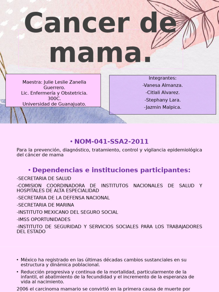 Prevención y Detección del Cáncer de Mama | PDF | Pecho | Cáncer de mama