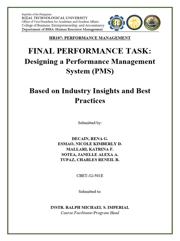 Final Paper Perfman Group 3 | PDF | Performance Appraisal | Incentive