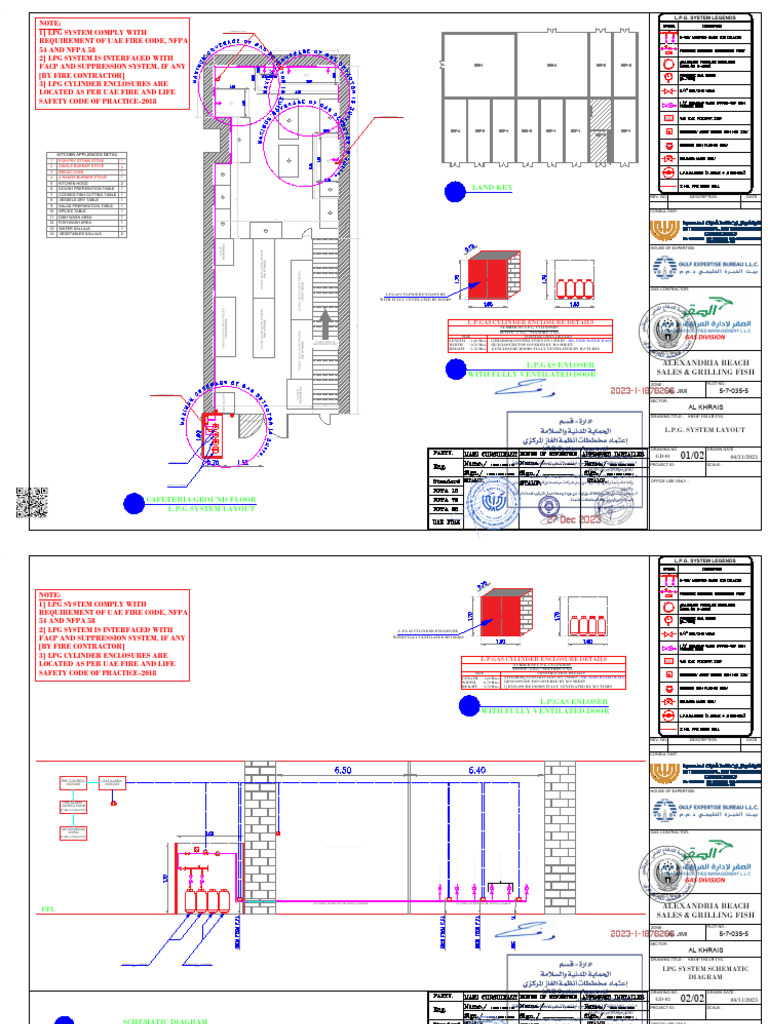 LPG System Layout and Compliance Details | PDF | Liquefied Petroleum ...