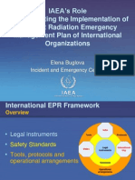Elena Buglova - IAEA's Role in Coordinating The Implementation of The Joint Radiation Emergency Management Plan of International Organizations