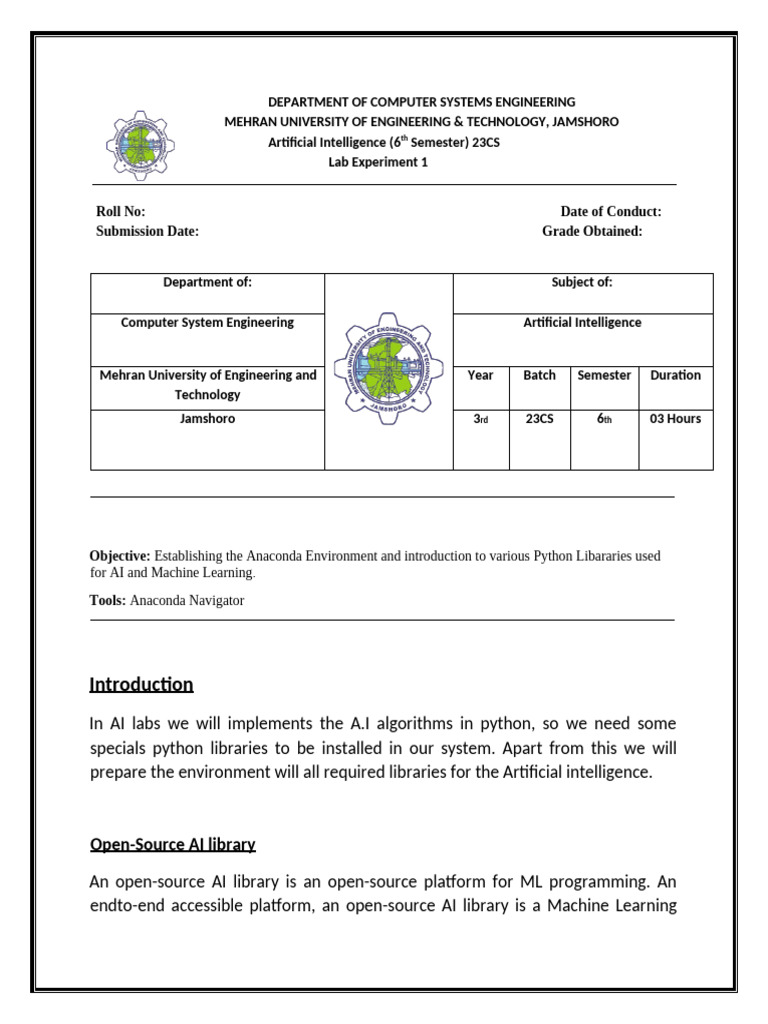 AI Lab_1 23CS | PDF | Machine Learning | Artificial Intelligence