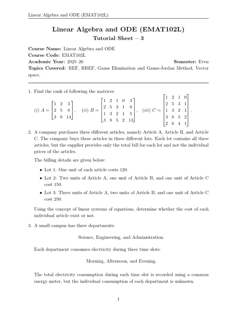 T_3 | PDF | Vector Space | Scalar (Mathematics)