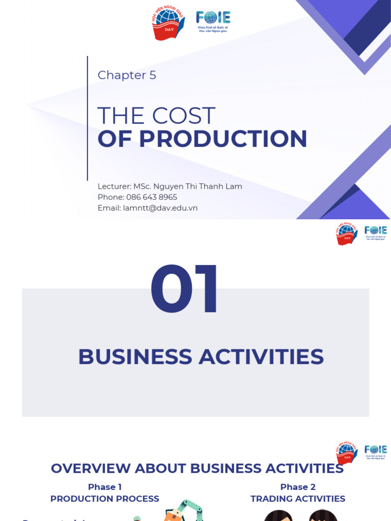 Understanding Production Costs and Revenue | PDF | Marginal Cost ...