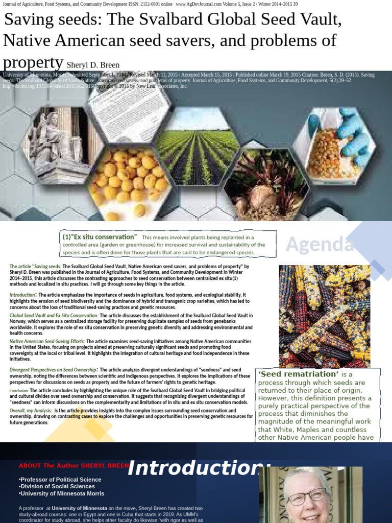 seed saving | PDF | Natural Environment