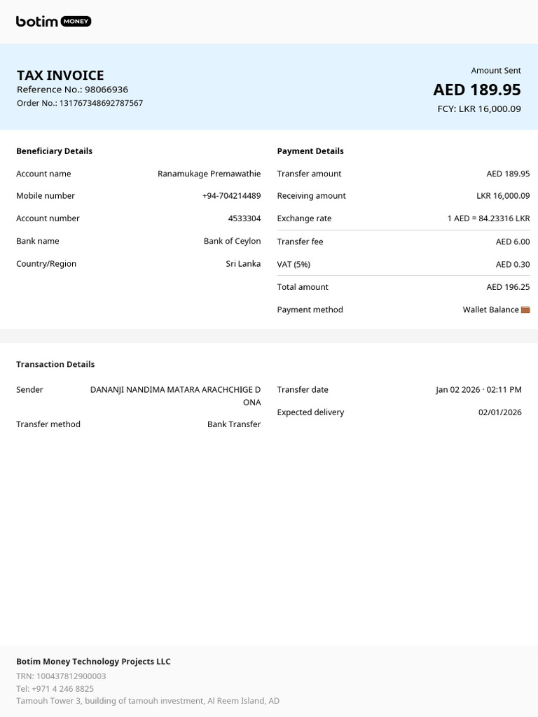 Tax Invoice and Fraud Warning Guide | PDF | Money | Wire Transfer