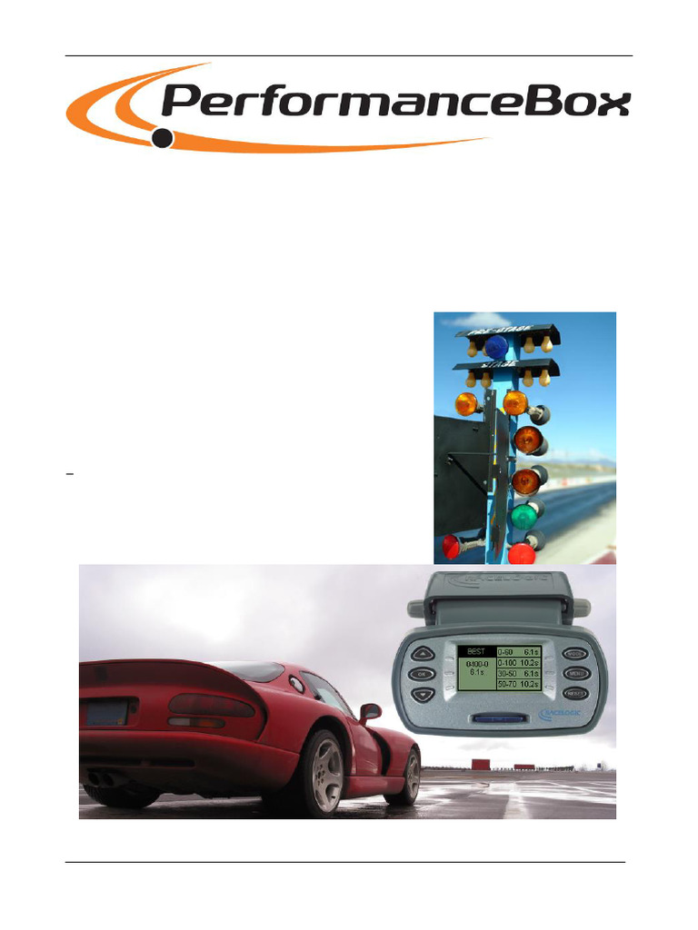 Racelogic PerformanceBox User Guide | PDF | Acceleration | Computing