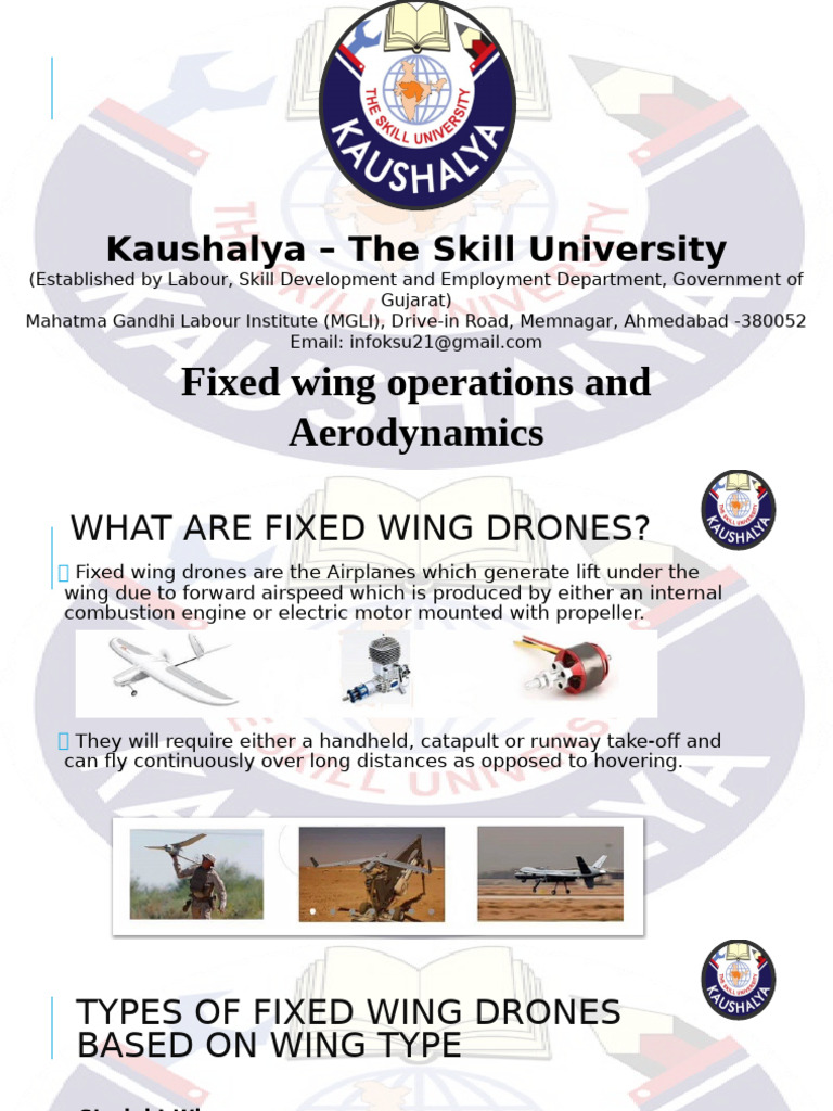 4.Fixed-wing Operations and Aerodynamics | PDF | Unmanned Aerial ...
