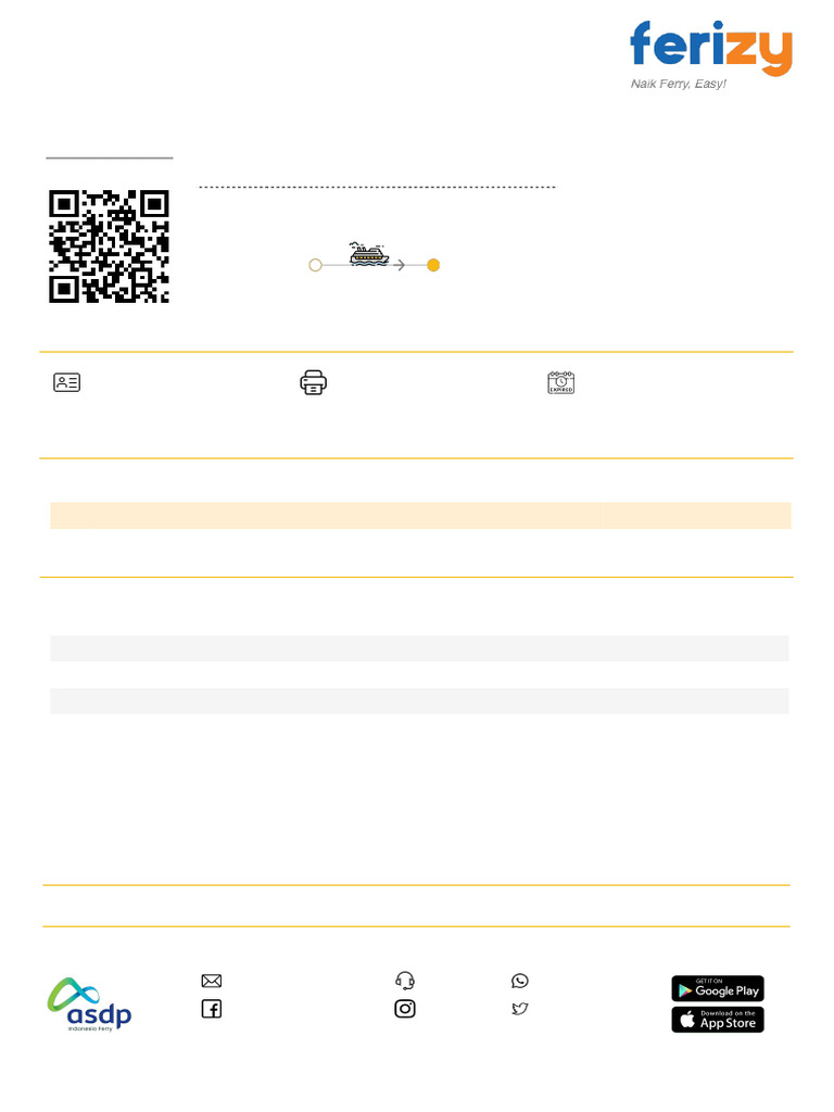 E-Tiket Kapal Penyeberangan ASDP 2025 | PDF