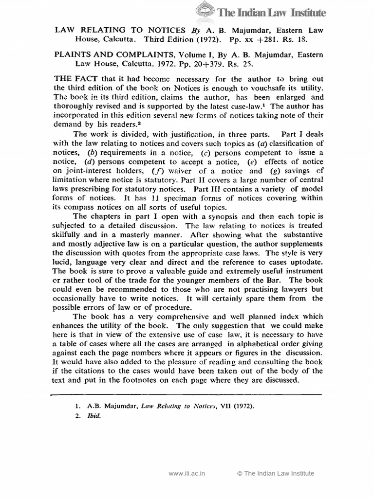 046_Law Realting to Notices (332-334) | PDF | Citation | Pleading