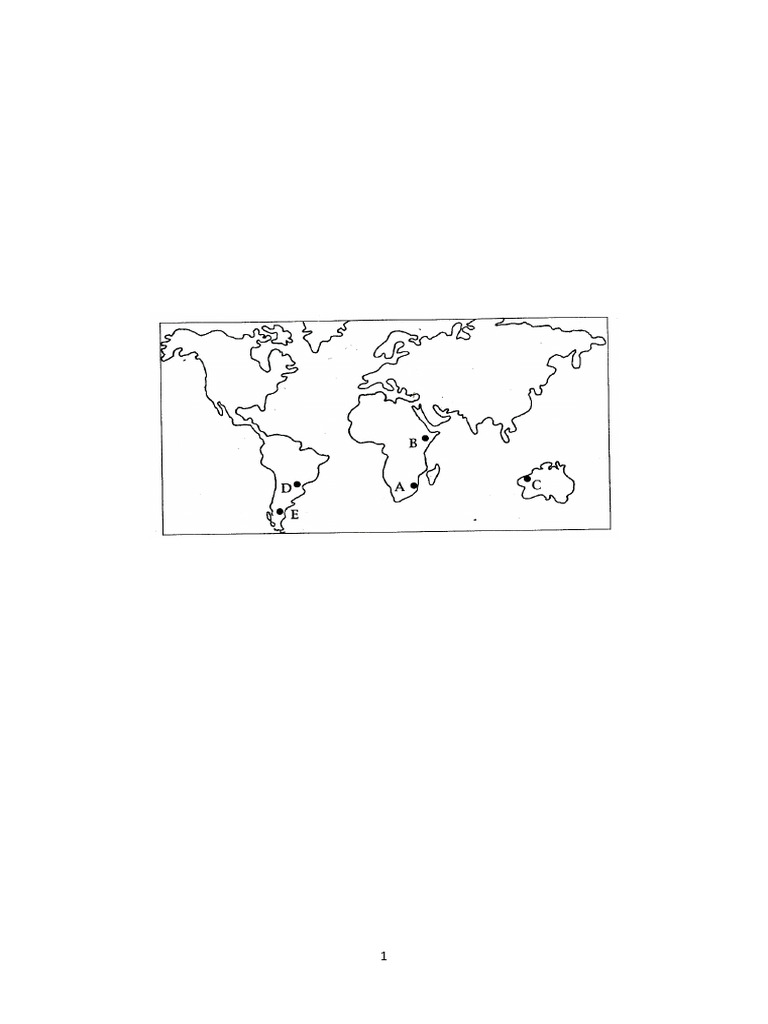 Geography MSCE Past Papers 2000-2016 | PDF | Plate Tectonics | Volcano