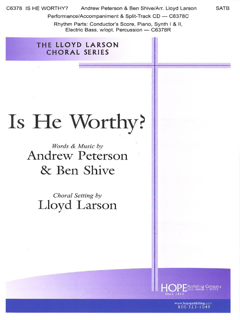 Is He Worthy | PDF