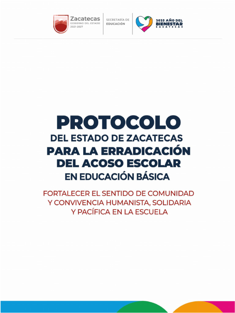 Protocolo para Erradicar el Acoso Escolar | PDF | Violencia | Derechos ...