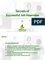 Secrets of Successful Interview