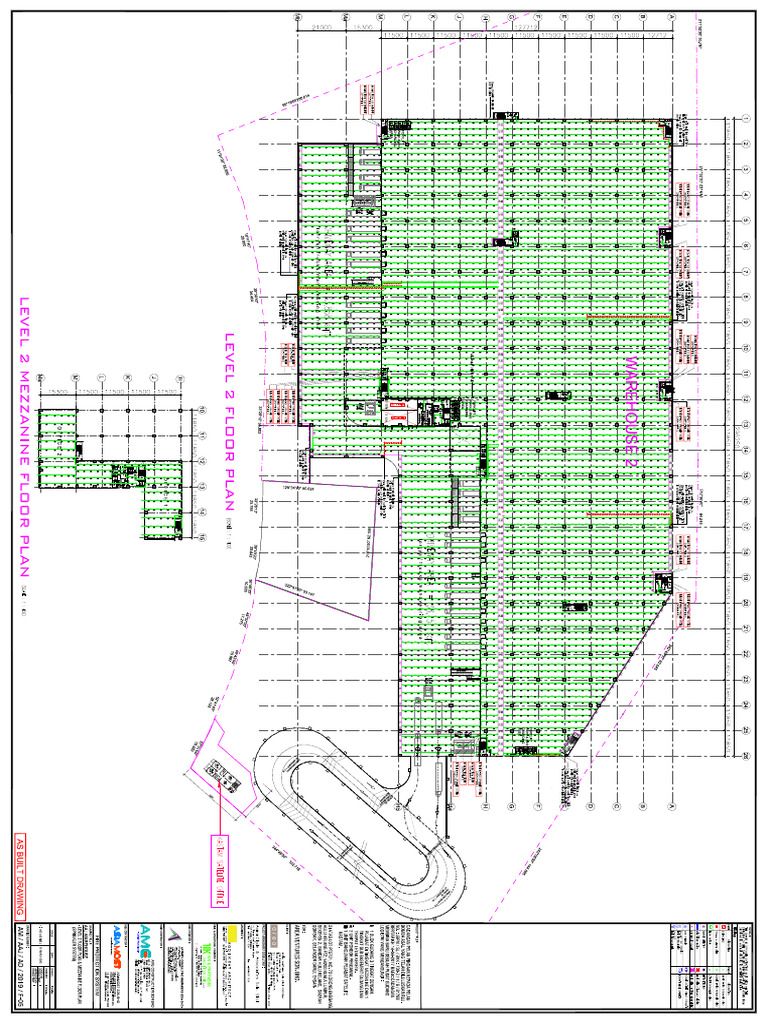 F-05 - Sprinkler System Layout (Level 2 _ Mezzanine) | PDF