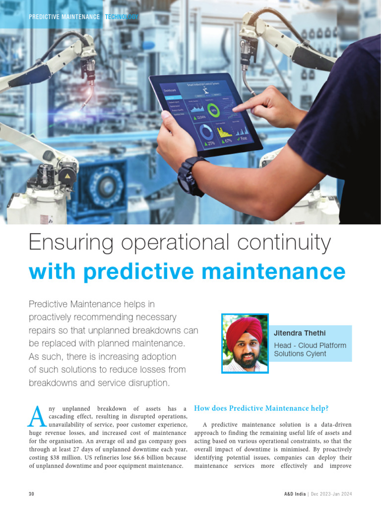 Predictive Maintenance Benefits and Strategies | PDF | Computing ...