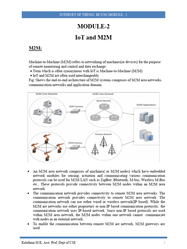 Understanding IoT and M2M Systems | PDF | Computer Network | Internet ...