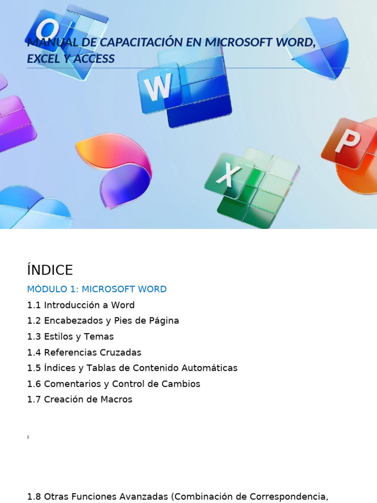 Capacitación en Word, Excel y Access | PDF | SQL | Macro (informática)