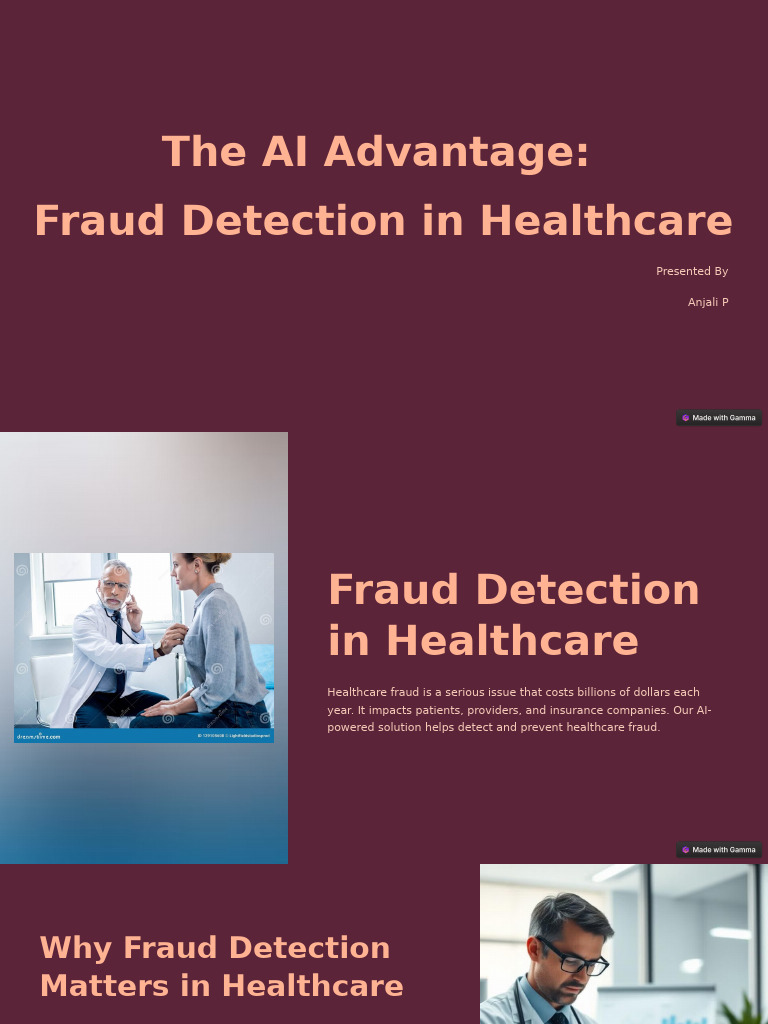 AI Solutions for Healthcare Fraud Detection | PDF | Artificial ...