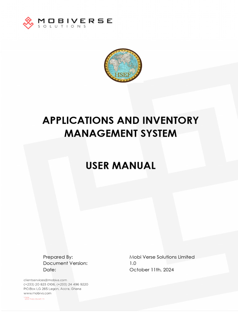 Applications and Inventory Management Guide | PDF | Computing | Software