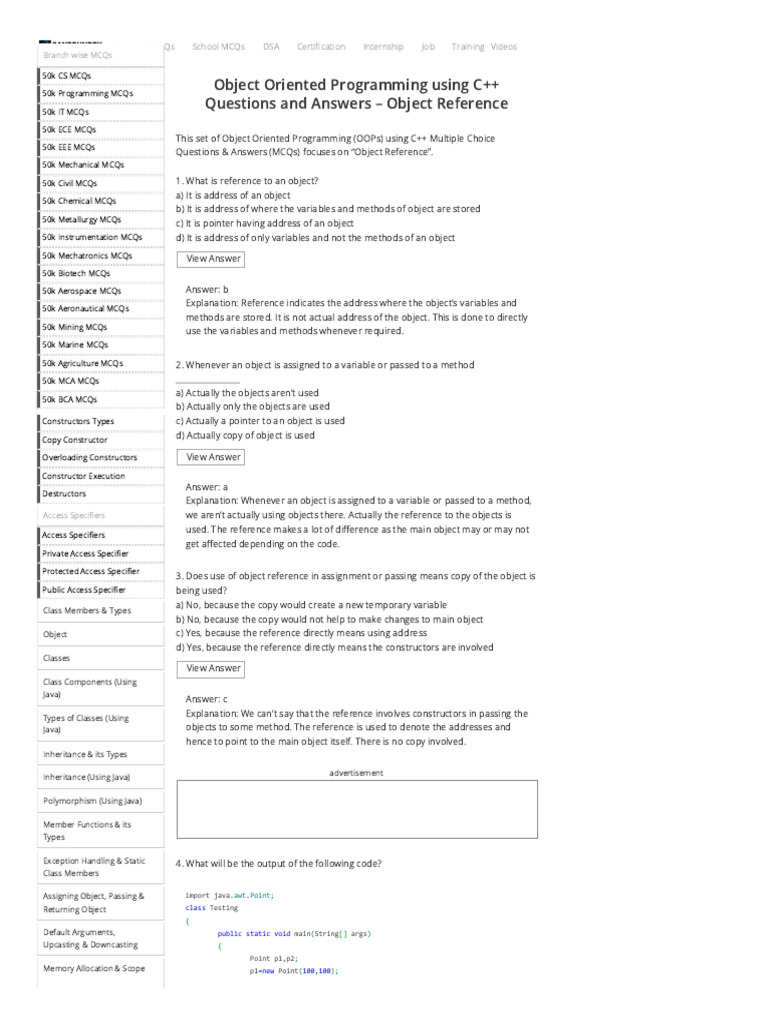 01 Merged | PDF | Method (Computer Programming) | Class (Computer ...