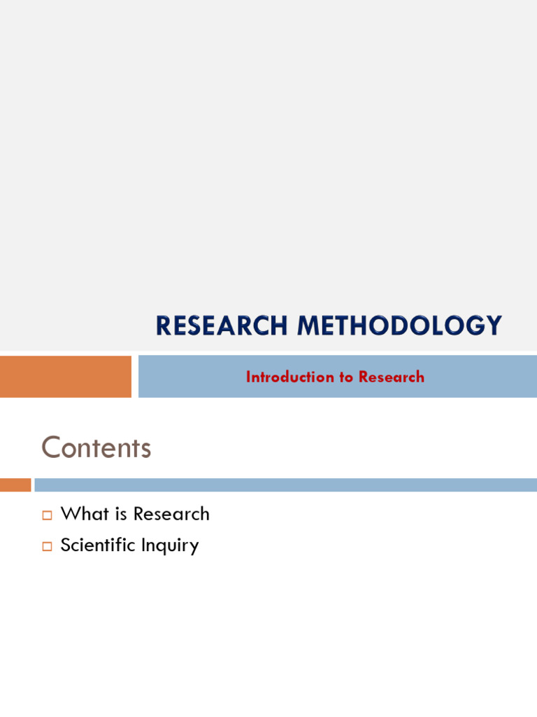 Research Methodology in IT Explained | PDF | Methodology | Scientific ...