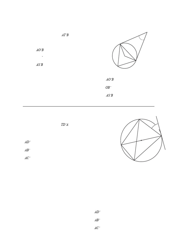 Circle Geometry Problems Worksheet | PDF | Circle | Classical Geometry