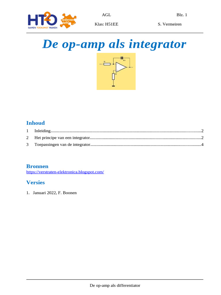 14 de Op-Amp Als Integrator | PDF