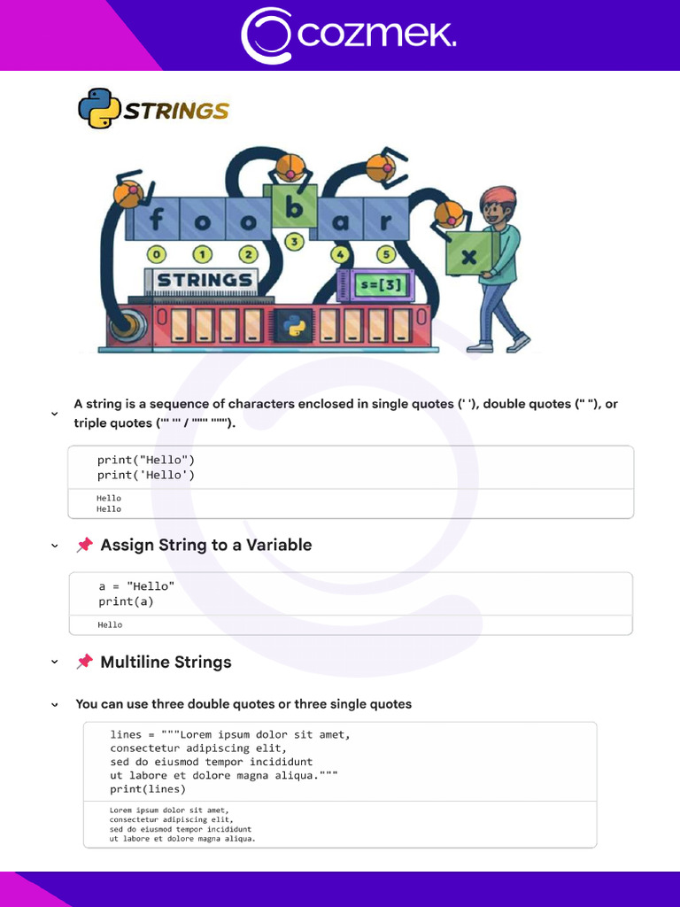 5. Strings | PDF