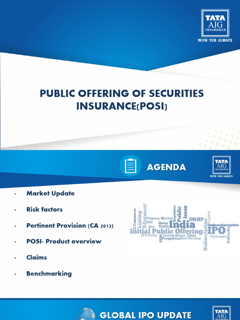 Securities Insurance Public Offering Guide | PDF | Securities (Finance ...