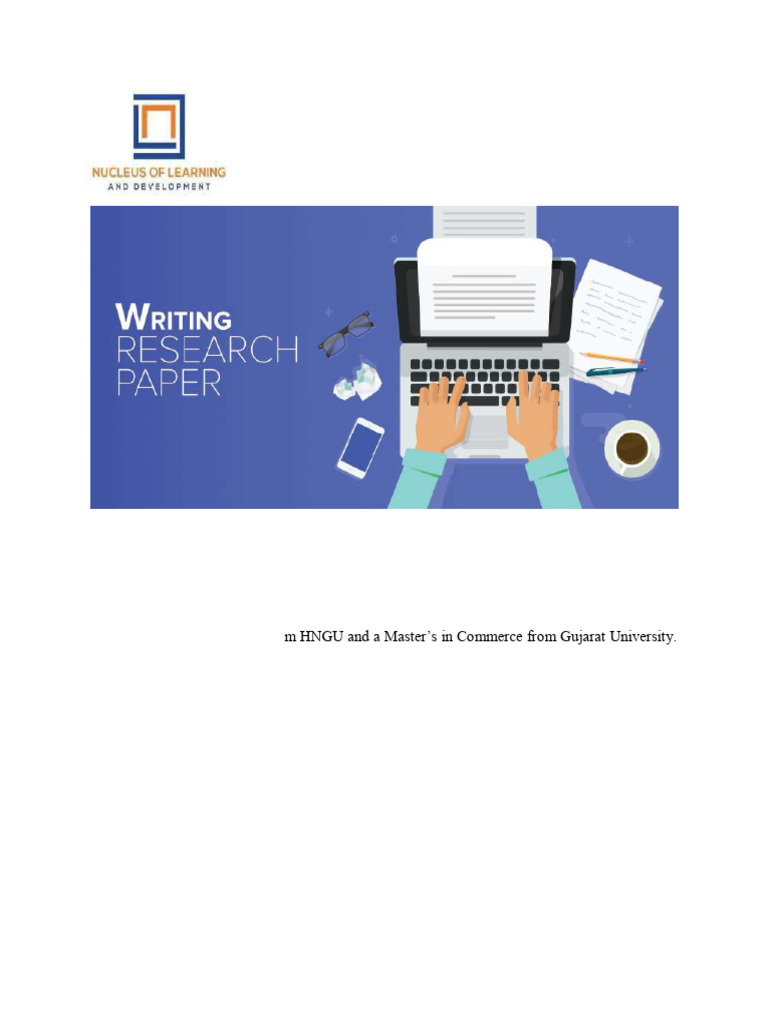 Workshop Research Paper Writing | PDF | Academic Publishing | Learning