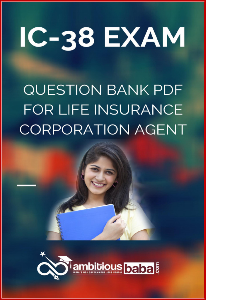 IC 38 IRDA Exam Question Bank PDF for Life Insurance Ambitious Baba ...