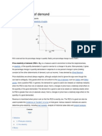 Price Elasticity of Demand