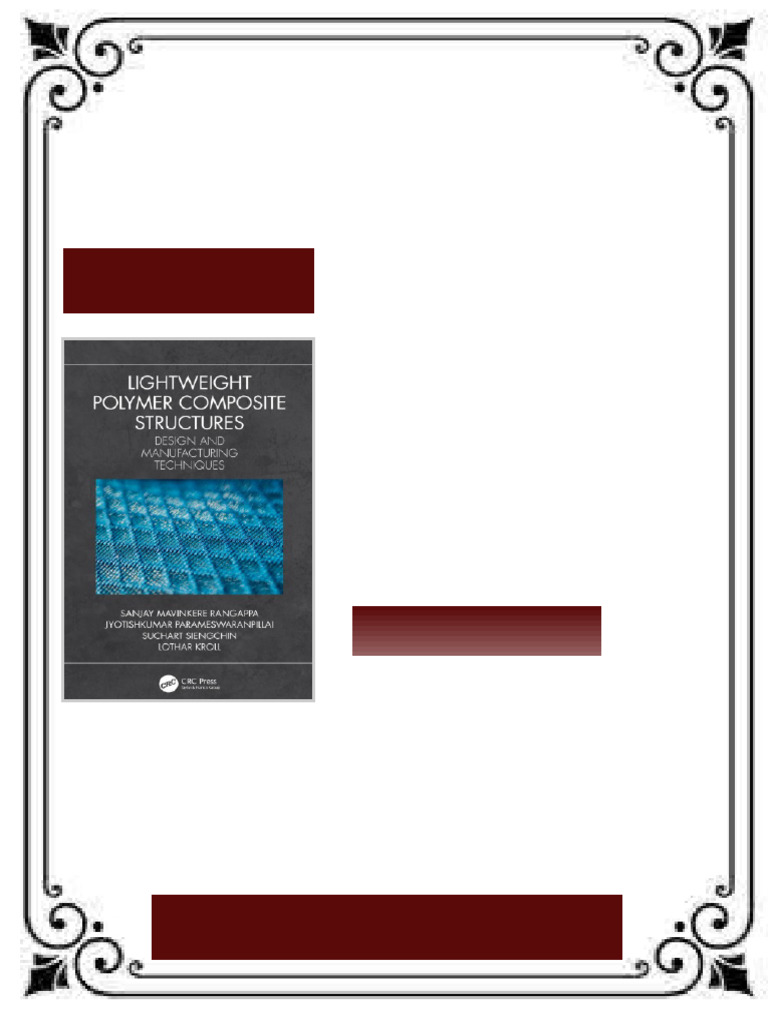 Lightweight polymer composite structures: design and manufacturing ...