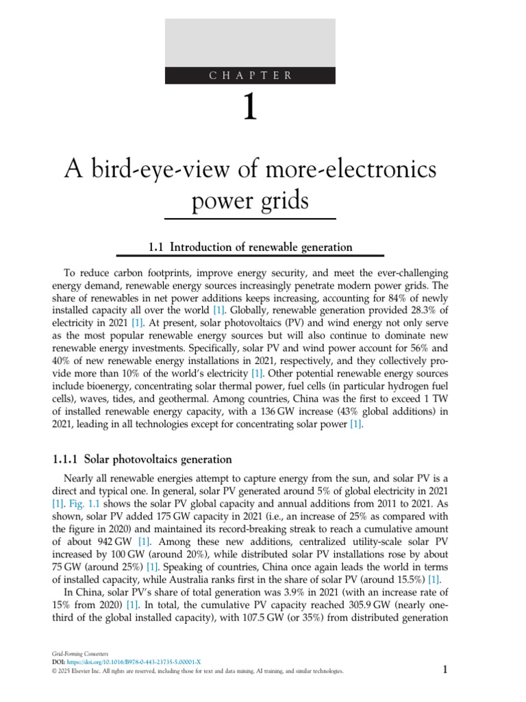 Renewable Energy in Power Grids | PDF | Energy Storage | Photovoltaics