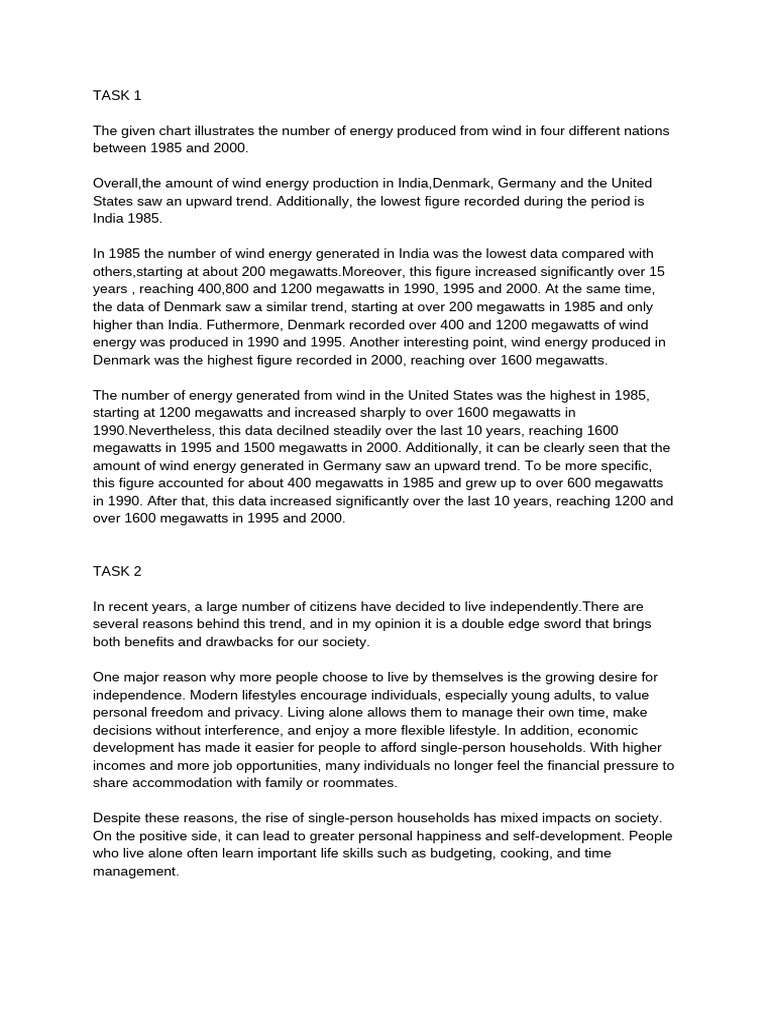 TUẤN WRITING | PDF | Wind Power | Denmark