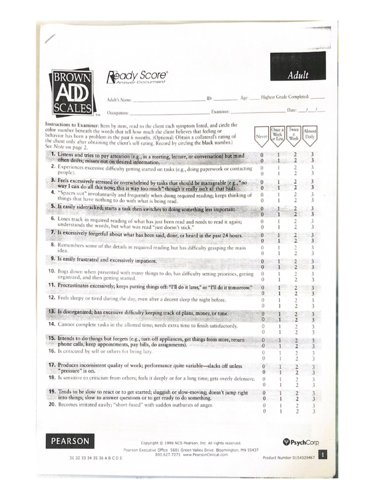 ADD Adult | PDF