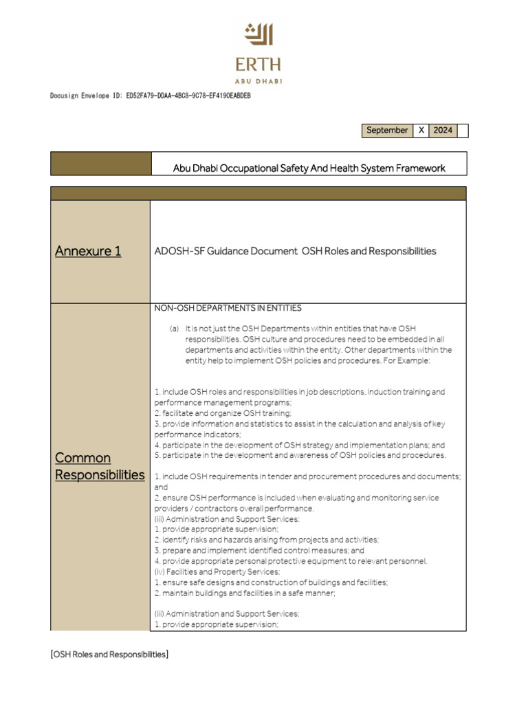 OSH - Managment Level - 2025 | PDF | Occupational Safety And Health ...