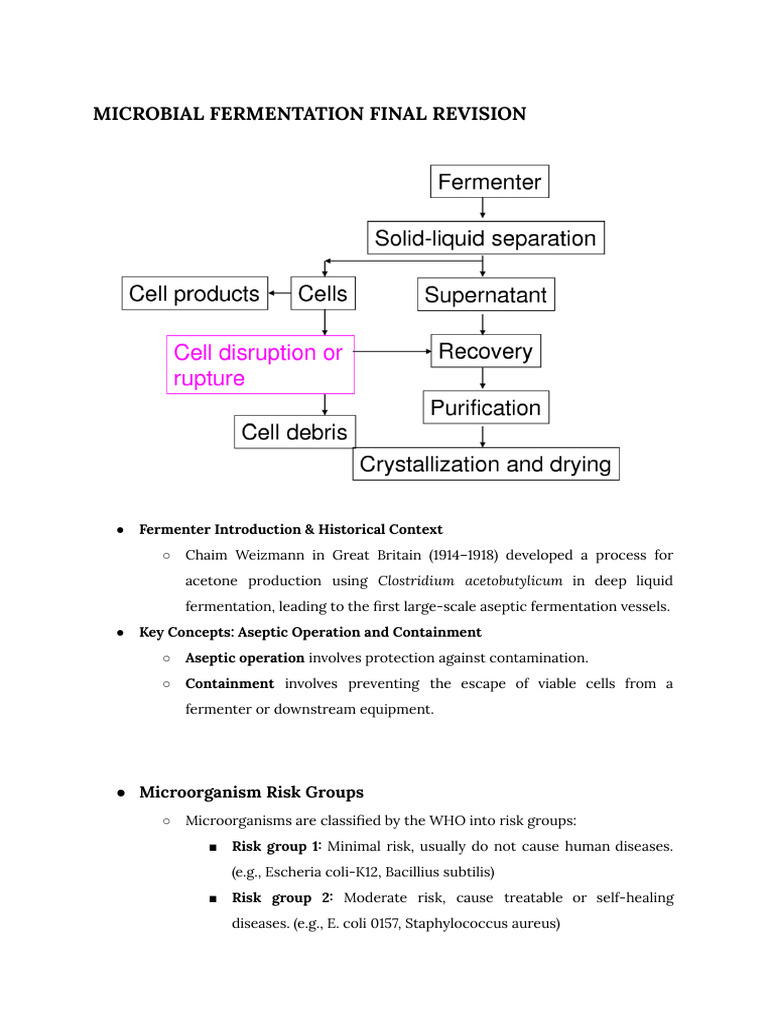 Microbial Fermentation Overview and Practices | PDF | Protein ...