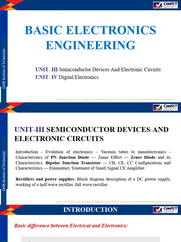 BEEE Both units 3&4 Notes | PDF | Bipolar Junction Transistor | P–N ...