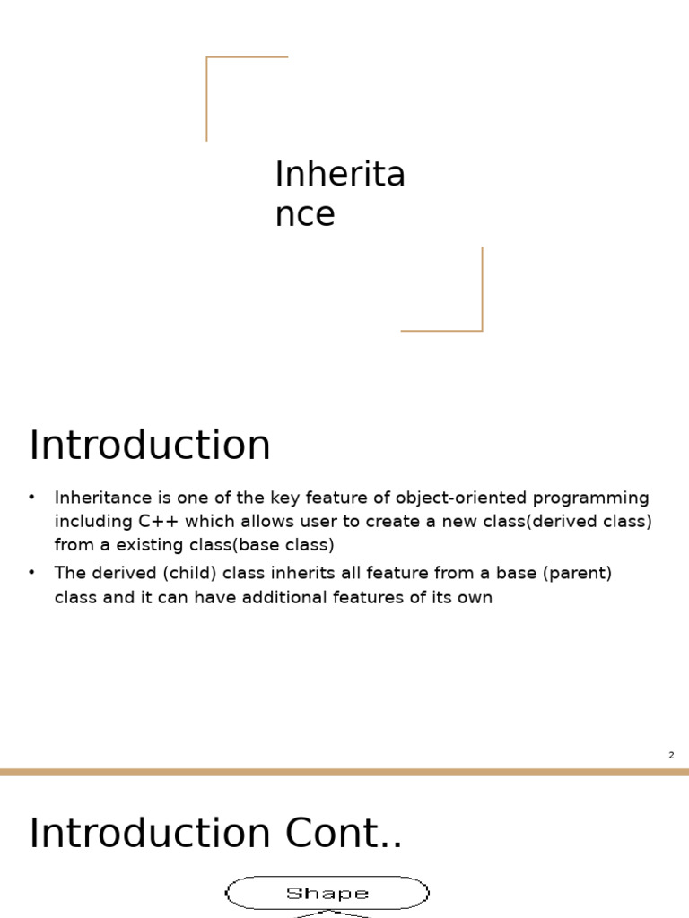 Understanding Inheritance in C++ | PDF | Class (Computer Programming ...