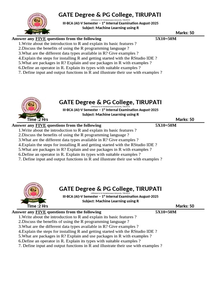 R Language | PDF | R (Programming Language)