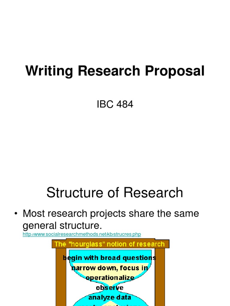 Guide to Writing a Research Proposal | PDF | Career & Growth | Business