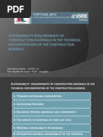 Sustainability in Building Materials and Documentation