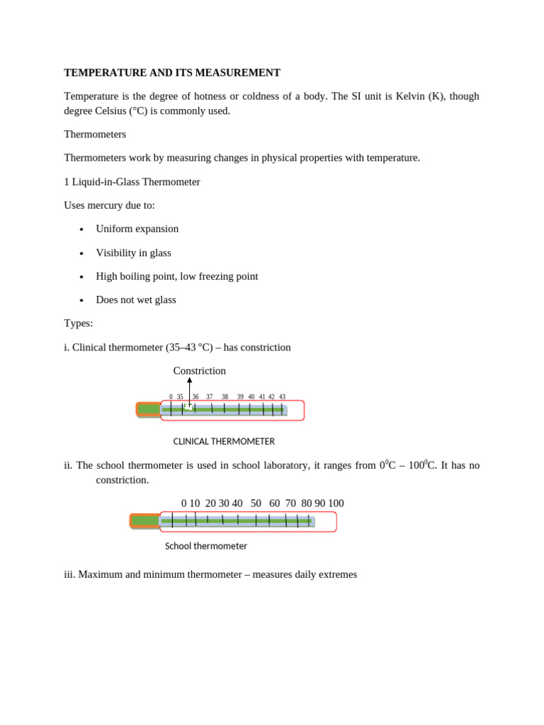 Understanding Temperature Measurement Techniques | PDF | Waves ...