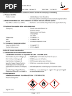 TH-18 E, S1018 E Safety Data Sheet | PDF | Dangerous Goods | Toxicity
